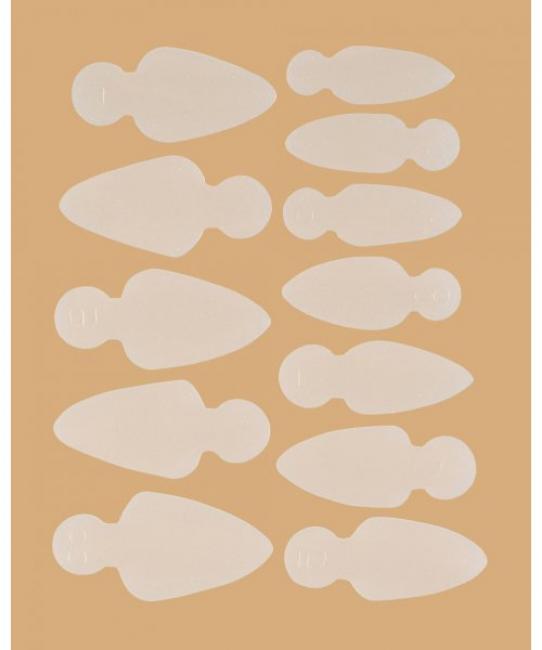 Mold Long Stiletto - Sabloane pentru manichiura frantuzeasca pe forme superioare (12 buc/set)